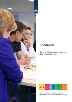 Brochure Kennislab - Dienst Justitiële Inrichtingen (DJI) | Dienst