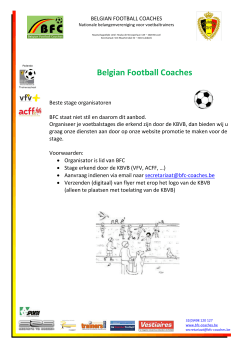 hier - BFC - Belgian Football Coaches