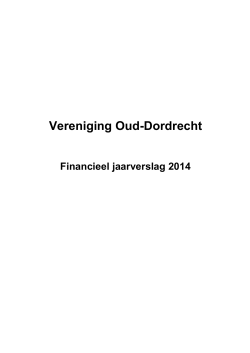 Financieel Jaarverslag 2014
