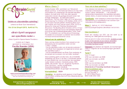 Uitnodiging Brain Gym 1.70 (Cecilia Freeman) nl - Flow