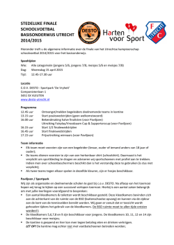 Draaiboek - Harten voor Sport