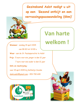 Gezond ontbijt en lentewandeling