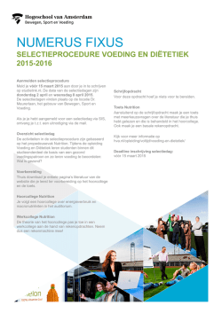 informatie selectieprocedure