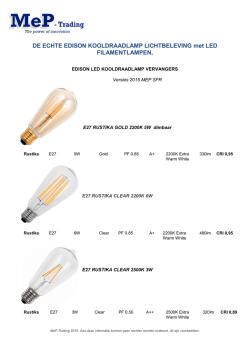 GLOBE G125 3,5 watt 2200Kelvin - MeP