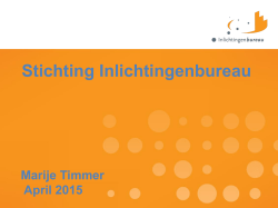 het Inlichtingenbureau u te bieden
