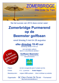 KLIK HIER VOOR INFO - Drie Onder De Tram