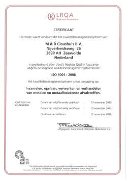ISO 9001:2008