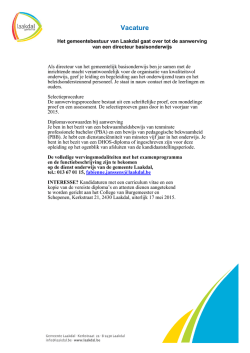directeur basisonderwijs