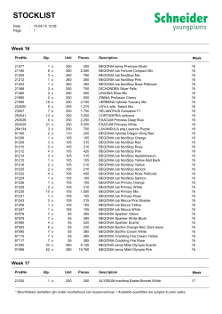 Stock-list in PDF
