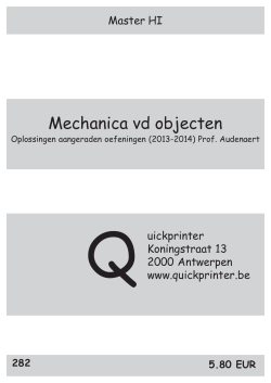 282 Mechanica van de Objecten