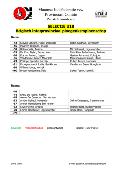 Vlaamse Judofederatie vzw