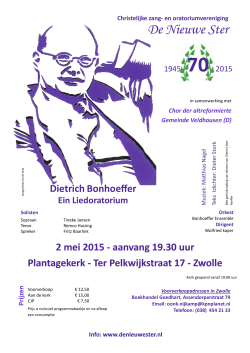 Poster concert mei 2015