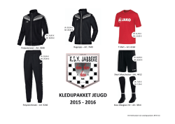 KLEDIJPAKKET JEUGD 2015 - 2016