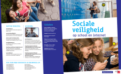 Publicatie `Sociale veiligheid op school en internet`