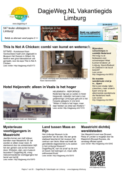 DagjeWeg.NL Vakantiegids Limburg