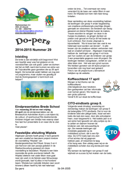 Het laatste nieuws - St. Jan de Doper