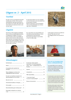 Inhoud - Vereniging Politie Dier