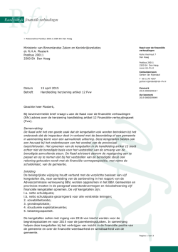 Herziening handleiding artikel 12 Financi&euml;le - Rob-Rfv