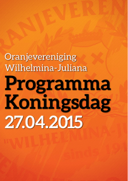 downloaden - Oranjevereniging