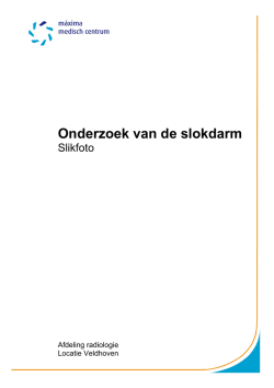 Doorlichting, Slikfoto, onderzoek van de slokdarm