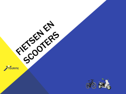 Opleiding fietsen en scooters