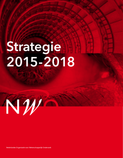 NWO Strategie 2015-2018
