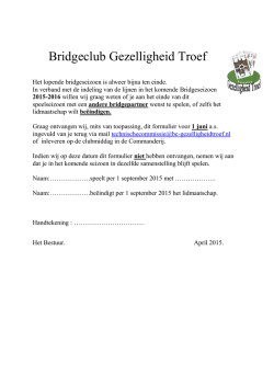beeindiging of partnerruil GT 2015-2016 website - NBB