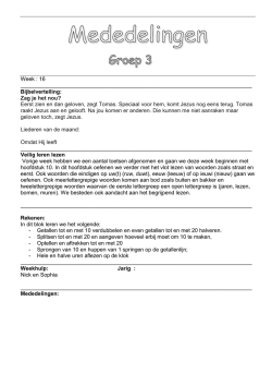 Groep 3 - Johannes Postschool