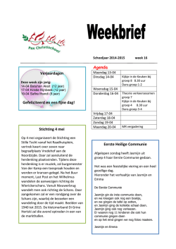 informatiebrief week 16 - Pax Christischool Bodegraven