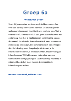 Groep 6a