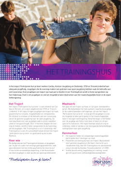 ZTH01 factsheet het trainingshuis.indd