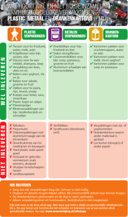 plastic - Area Reiniging