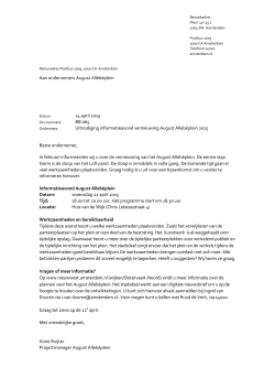 BB 065 werkzaamheden August Allebeplein - Stadsdeel Nieuw-West