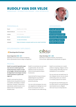 Downloaden - Rudolf van der Velde