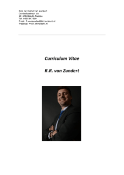 hier mijn CV!