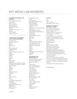 MIT MEDIA LAB MEMBERS