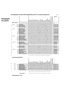 Je kan het ochtend programma hier vinden