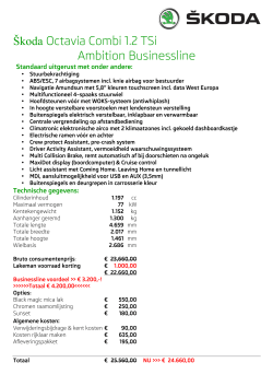 Škoda Octavia Combi 1.2 TSi Ambition Businessline
