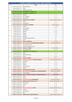 Kalender 2015-2016