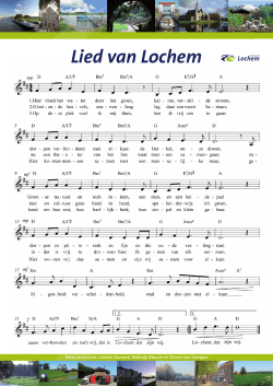 Tekst en muziek Lied van Lochem