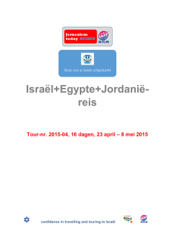 2015-04 - Jerusalem Today reizen
