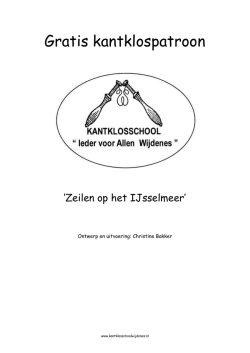 Gratis kantklospatroon
