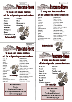 kunt u enkele voorbeelden van deze kaarten - Panorama