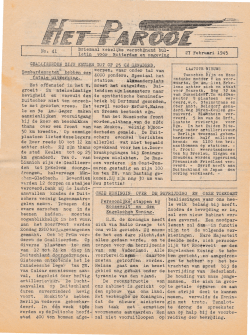 het Parool nr. 41, 27 feb 1945