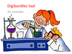 Digibordles taal