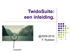 TwidoSuite: een inleiding.