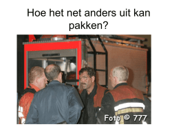 Hoe het net anders uit kan pakken?