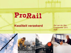 ProRail Presentatie