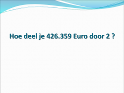 Wie teilt man 426.359 Euro durch 2