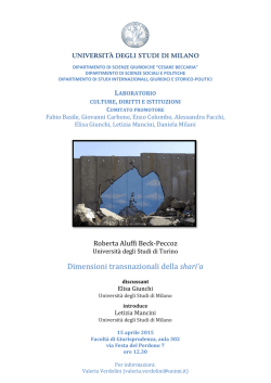 Dimensioni transnazionali della shari`a